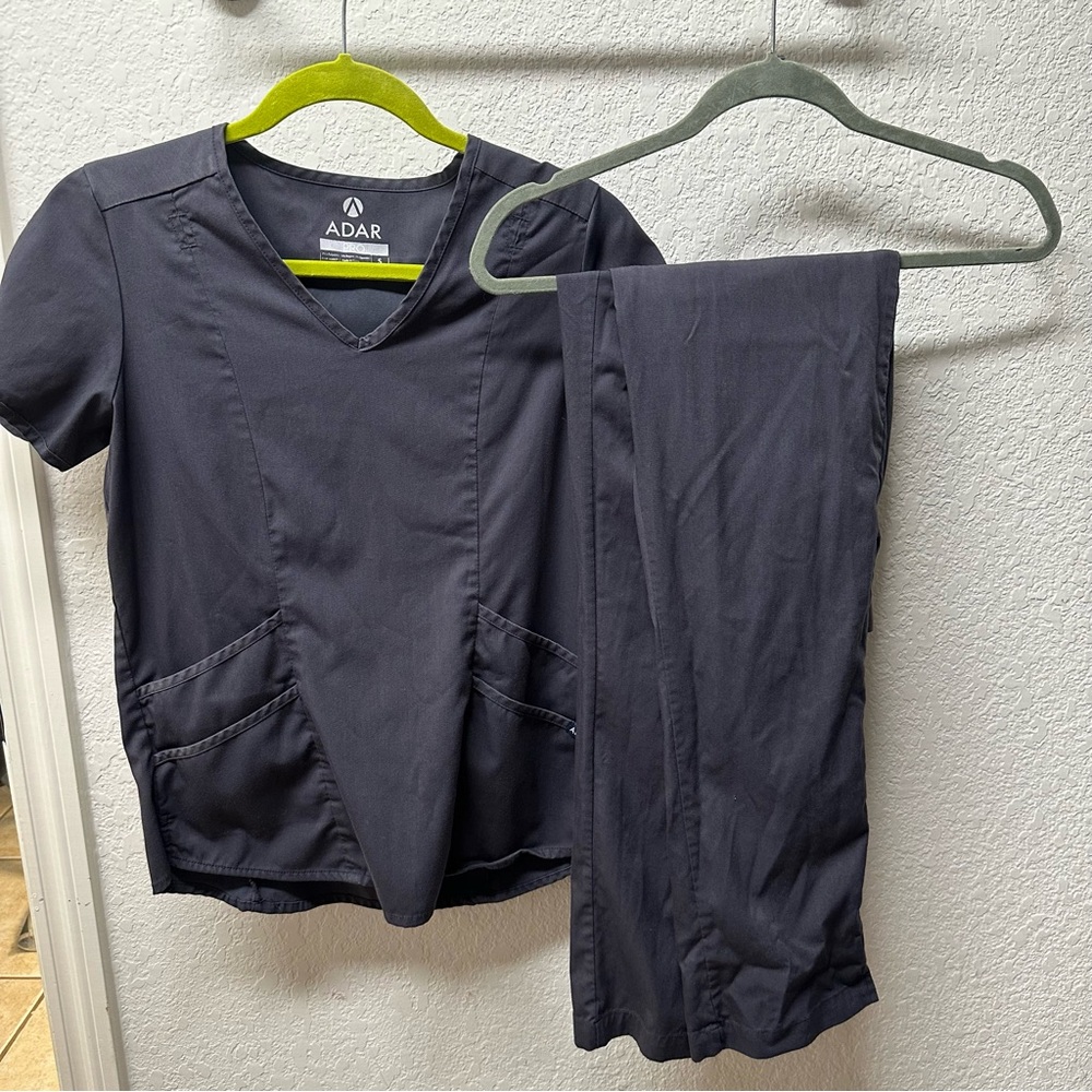 Gray scrubs